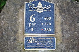 Hole 6 sponsored by Meadowlands Roofing 97 Inc.