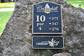 Hole 10 sponsored by Molson Canada