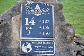 hole 14 sponsored by Executive Coaching Paquin & Associates